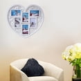 thumbnail image 1 of Heart Shaped Wall Decor Collage Picture Frame Family Photo Frame for Living Room, 1 of 8