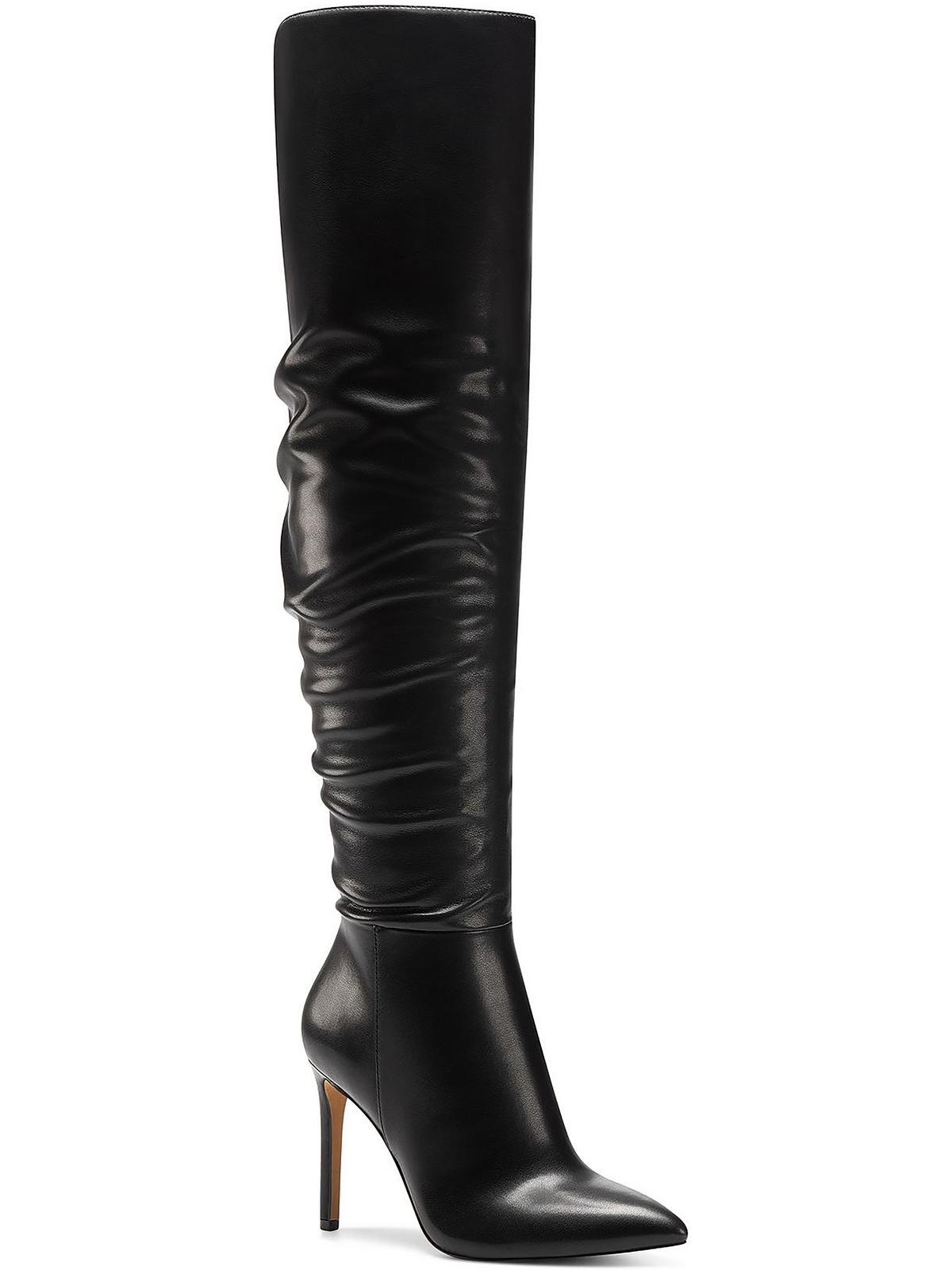 INC Womens Iyonna Zipper Patent Over-The-Knee Boots