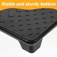 thumbnail image 3 of RENACLIPY Lightweight Black Plastic Paint Tray with Roller Design for Efficient Paint Control, 3 of 8