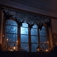 thumbnail image 6 of Aoznliie Halloween Fireplace Cover, Black Lace Bat Mantel Scarf for Fireplace Decor, 79x20 inch Gothic Halloween Decor for Mantel, Black, 6 of 6