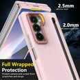 thumbnail image 6 of Dteck for Galaxy Z Fold 6 Case with S Pen Holder & Stylus, Built-in Kickstand and Screen Protector Support Wireless Charging Shockproof Slim Phone Cover for Samsung Galaxy Z Fold 6 5G,Pink, 6 of 10