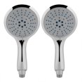 thumbnail image 1 of Rociadores de baño que ahorran agua para una máxima comodidad Cabezales de ducha de mano ajustables en paquete de 2, 1 of 8