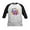 Black/White, variant on - Furby Chill Time Kids Baseball T Shirt - Kids Cotton Baseball Jersey, 3/4 Sleeve Shirt