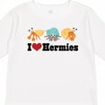 thumbnail image 4 of Inktastic I Heart Hermit Crabs Boys or Girls Long Sleeve Toddler T-Shirt, 4 of 5