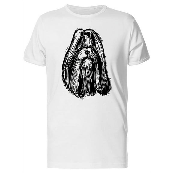 Sketch Of Pekingese Dog T-Shirt Men -Image by Shutterstock, Male 4X-Large
