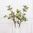 thumbnail image 3 of Artificial Single Multi-Leaf Fig Fruit Branch Art Flower Arrangement With Material Decoration Landscaping, 3 of 10