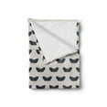 thumbnail image 2 of Death Moth Soft Flannel Fleece Throw Blanket, Hawk Moth Pattern Butterfly Conservation Miraculous Animals Print, Cozy Plush for Indoor and Outdoor Use, 50" x 60", Dark Blue Grey Coconut, by Ambesonne, 2 of 6