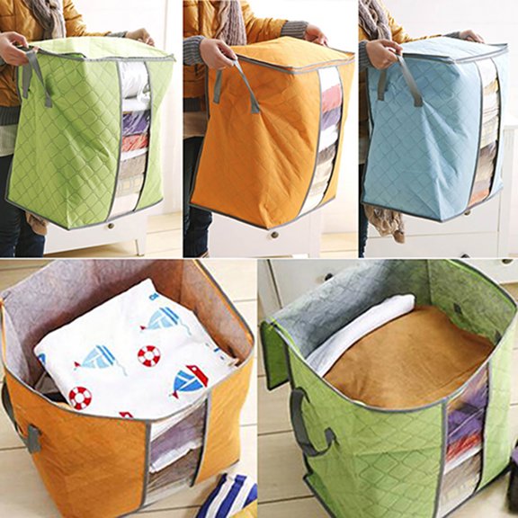 Naierhg Storage Bag Colorful Space Saving Large Capacity Storage Case