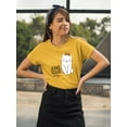thumbnail image 2 of Awesome Today Cat Crown T-Shirt Women -Image by Shutterstock, Female Small, 2 of 4