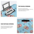 thumbnail image 5 of Daiia I Am A Fan Popcorn Luggage Cover, Thickened Washable Travel Luggage Covers, Elastic Unique Baggage Covers for 18-20 inch Luggage-Small, 5 of 9