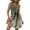 Green, variant on WTOBBY Women's Fashion Casual Printed V-Neck Button Vest Sleeveless Dress with Pocket, Floral Print for Summer Wear, Airy and Stylish Design for Vacation and Everyday Use,Black L