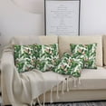 thumbnail image 7 of Throw Pillow Covers, Cute Parrot Palm Leaf Green Soft Square Pillow Cases with Invisible Zipper for Couch Bed Sofa, Farmhouse Fall Home Decor, 7 of 7