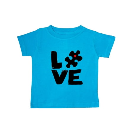 

Inktastic Autism Awareness Puzzle of Love Gift Baby Boy or Baby Girl T-Shirt