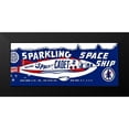 thumbnail image 2 of Retrorocket 18x10 Black Modern Framed Museum Art Print Titled - Space Cadet Sparkling Space Ship, 2 of 5