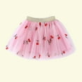 thumbnail image 4 of CHEEREAM Embroidery 3D Flowers Tulle Skirt for 2-14 Years Girls Elastic Waist Tutu Ballet Dance Princess Skirts, 4 of 4