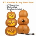 thumbnail image 5 of Active Mind Ltd 17" Pre-Lit LED Smiling Pumpkin Light, Indoor/Outdoor Halloween Decor for Porch, Patio, Garden, Entry, 5 of 7