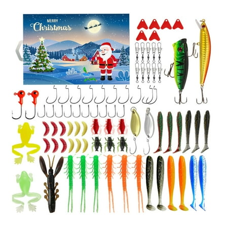 TrendTide Fishing Tackle Including Crankbaits Spinnerbaits Topwater Tackle Box And More Fishing Gear Kit Set Fishing Lovers