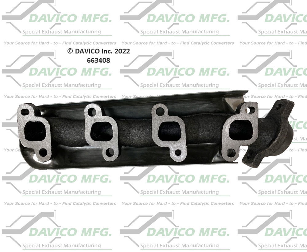 Davico Mfg 663408 Stand alone Exact-Fit exhaust manifold