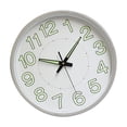 thumbnail image 2 of Reloj De Pared Luminoso De 12 Pulgadas, Movimiento Silencioso, Hora Precisa, Fácil De Leer, Resistente Y Duradero, Perfecto Para Decoración De Dormitorio, Sala De, 2 of 8
