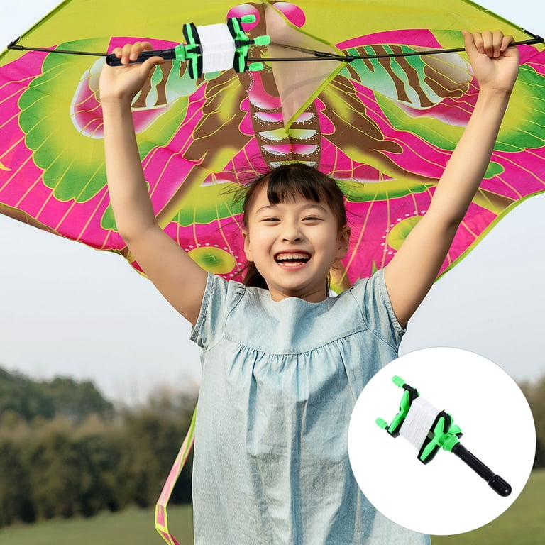 Kite String Reel Winder Line Spool Handle Flying Winding Wheel Thread Grip Board Single Holder Hand Lockable Accessories, adult Unisex, Size: 11.02 x