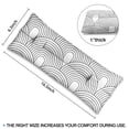 thumbnail image 4 of Vintage Fashion Seat Belt Pillow - Mastectomy Cushion for Women, Retro Tribal, Easy Care, 4 of 7