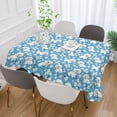 thumbnail image 5 of JSTEL Cute Dog Puppy Daisy Table Cloth Square 54 x 54 Inch Tablecloth Anti Wrinkle Table Cover for Dining Kitchen Parties, 5 of 6