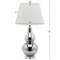 thumbnail image 3 of SAFAVIEH Cybil 26 in. Modern Glass Table Lamp with Off-White Cotton Shade, Set of 2, 3 of 10