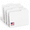 White, variant on Blue 100-pack Letter Size 8.5x11 Pressboard File Folders with 1/3-cut Tabs