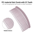 thumbnail image 3 of 5 peinetas para el pelo para mujer, accesorios para novia, peineta de 21 dientes para velo de boda, decorativas para mujeres y niñas, cabello fino., 3 of 5