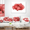 thumbnail image 3 of Designart Beautiful Plant Paeonia Arborea - Floral Throw Pillow - 18x18, 3 of 4