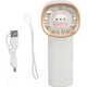 thumbnail image 1 of Mini fan, 3-speed adjustable, outdoor handheld fan. (White, 1 pack), 1 of 4