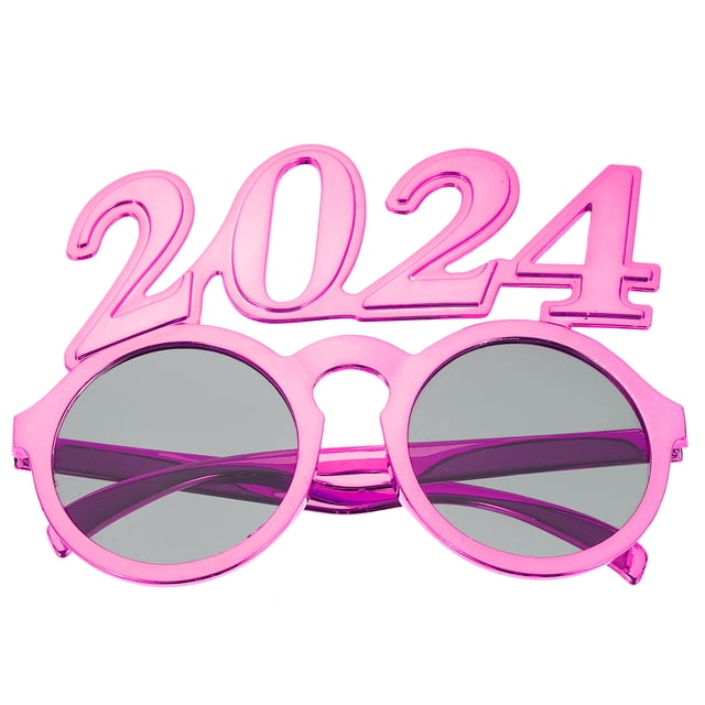 Número Señal Gafas de sol Año Nuevo Celebración de la fiesta Gafas Use Decorativo 2024 Gafas de sol