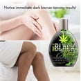 thumbnail image 5 of Millennium Tanning Paint It Black Hemp Bronzer Dark Tanning Lotion - 13.5 fl oz, 5 of 7
