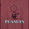 thumbnail image 3 of Peanuts - Charlie Snow - Women's Lightweight French Terry Long Sleeve Shirt, 3 of 6