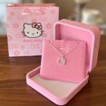 thumbnail image 2 of Sanrioed Y2k HelloKittys Necklace Kawaii Anime Diamond Pendant Kitty Stuff Collarbone Chain Women Christmas Gift Free Shipping, 2 of 10