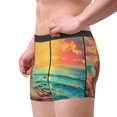 thumbnail image 2 of Balery Island Beach Guinea Pig Calzoncillos bóxer para hombre, ropa interior de algodón suave y transpirable con cinturilla de nailon-X-Large, 2 of 5