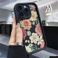thumbnail image 2 of Floral Summer Thickened Anti-Fall Phone Case for iPhone 14 15 11 12 13 16 Pro Max 7 Plus XS XR bump Solid Silicone Back Cover tzw, 2 of 6