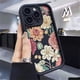 thumbnail image 4 of Funda de teléfono anticaída con diseño floral de verano engrosada para iPhone 14, 15, 11, 12, 13, 16 Pro Max, 7 Plus, XS, XR, carcasa trasera de silicona sólida, 4 of 5
