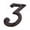 D, variant on Darzheoy 3 Inch Iron House Number, Iron Black House Numbers for Outside, Metal Mailbox Numbers for Outside, Home Address Numbers for House, Matching Screws