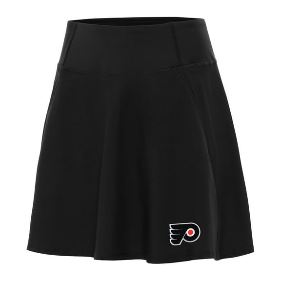 Women's Antigua Black Philadelphia Flyers Chip Skort