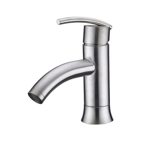Ultra Faucets Sweep Single Hole Bathroom Faucet with Drain Assembly