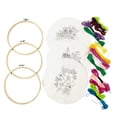thumbnail image 2 of Spring Flowers Embroidery Craft Kit – Makes 3, 2 of 3