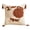 Brown, variant on Halloween Pillow Cover, Polyester Jack O Lantern Pattern Pillowcase, 17.72×17.72 in