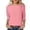 Pink, variant on Women's t Shirts Spring Tops for Women Fashion Casual Short Sleeve Printed Summer Round Neck Blouse Tee Shirt