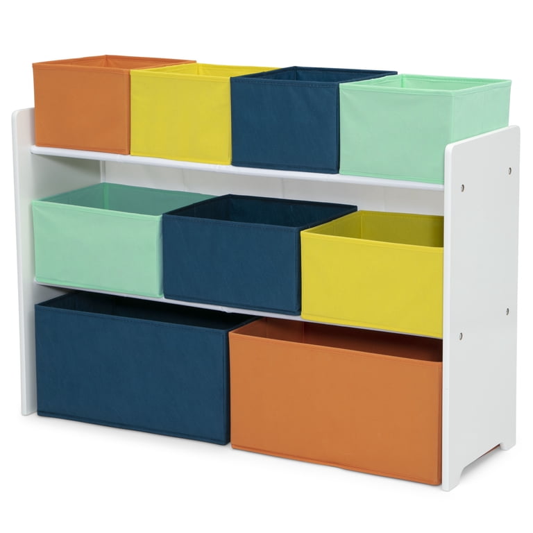 Delta Children Deluxe Multi-Bin Toy Organizer with Storage Bins