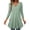 Mint Green, variant on Womens Fall Long Sleeve Tunic Tops for Leggings Loose Flowy Casual Wrap Elegant V Neck Pullover Blouse Trendy Curvy Hem Work Blouses with Pockets