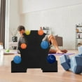 thumbnail image 4 of KALLORY 2Pcs Hand Weights Rack Black PP Practical Design For Workout Area And Home Gym, 4 of 8