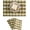 Golden Olive, variant on Red Placemats Set of 6 Farmhouse Buffalo Plaid Table Mats Heat Resistant Dining Dinner Place Mats for Kitchen Table Dinner Mats, 13 x 19 inches, Checker, Crimson
