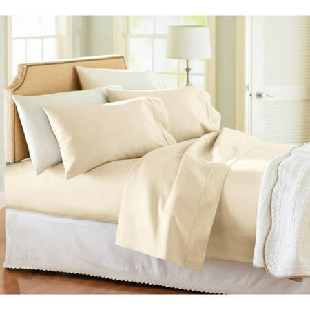Better Homes Gardens King 300 Thread Count Ivory Bed Sheet Set 1 Better Homes Gardens King 300 Thread Count Ivory Bed Sheet Set 1 Each