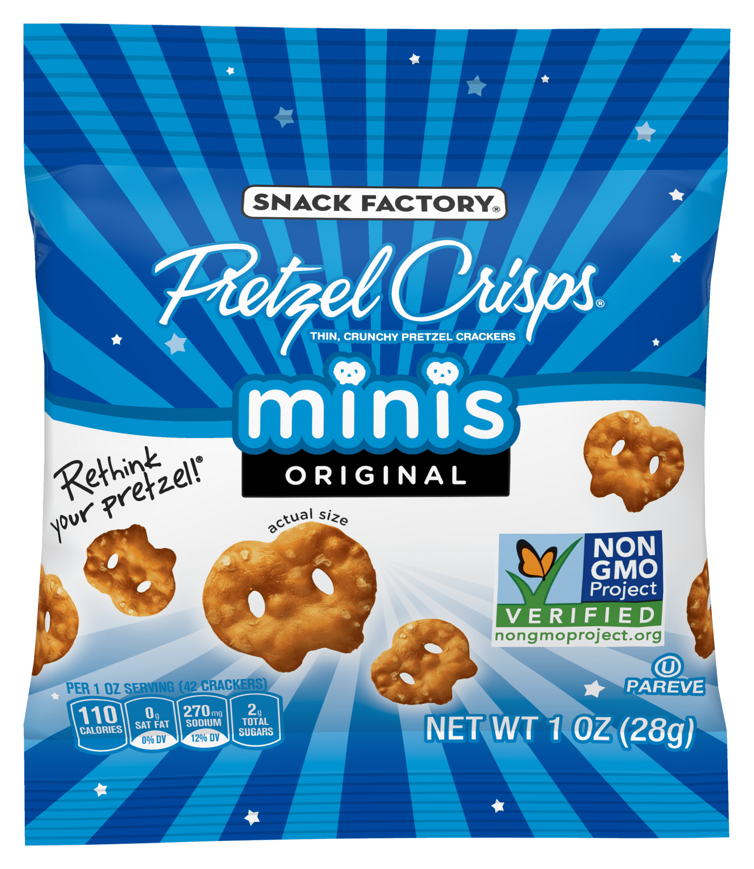 Pretzel Crisps Minis Original Multipack 8oz